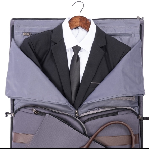 Modoker Canvas Garment Men's Travel Duffle Bag with Shoulder Strap NWT Carry-On - Picture 4 of 7